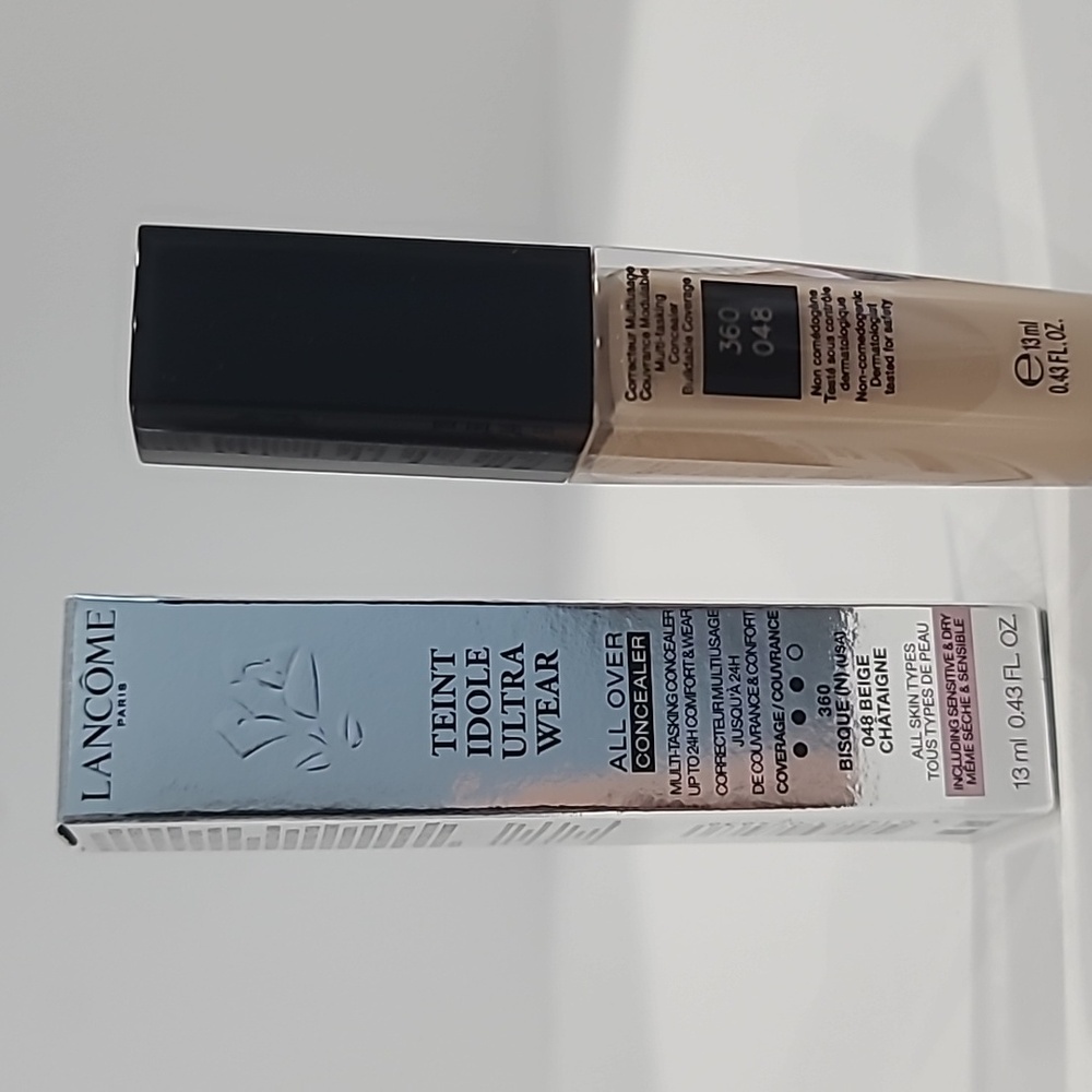 NIB ✅#360 BISQUE N Teint Idole Ultra Wear All Over Concealer 048 BEIGE CHATAIGNE - Picture 4 of 5